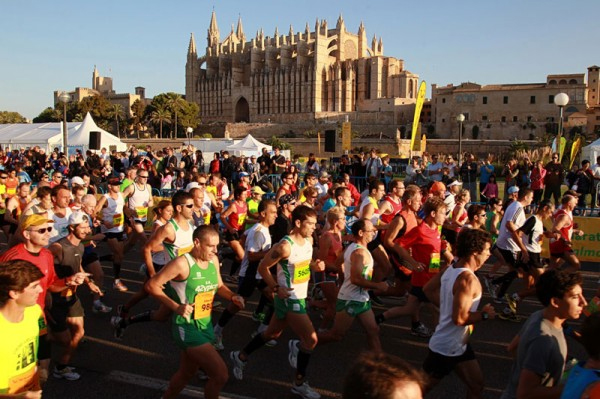 Maratón en el centro de Palma