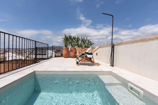 Impresionante ático de nueva construcción con piscina privada y vistas de 360 grados a Palma