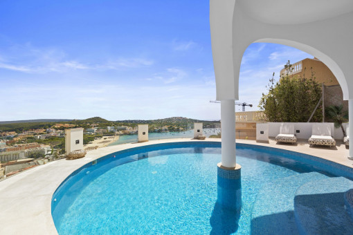 Villa con piscina e impresionantes vistas al mar en Costa de la Calma