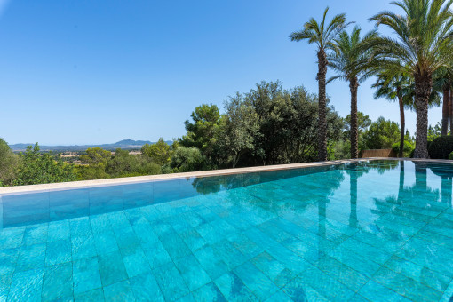 Vista desde la piscina