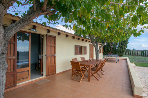 Comedor en la terraza