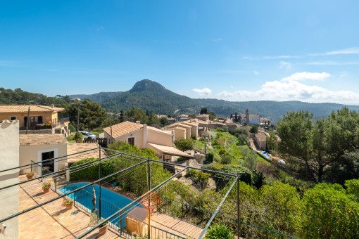 Vista sobre el pueblo