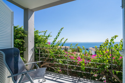 Terraza con vistas al mar