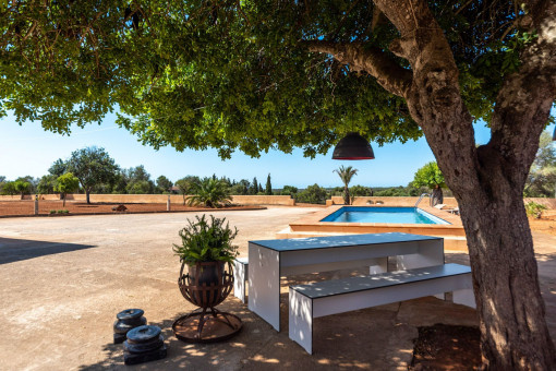 Comedor al aire libre