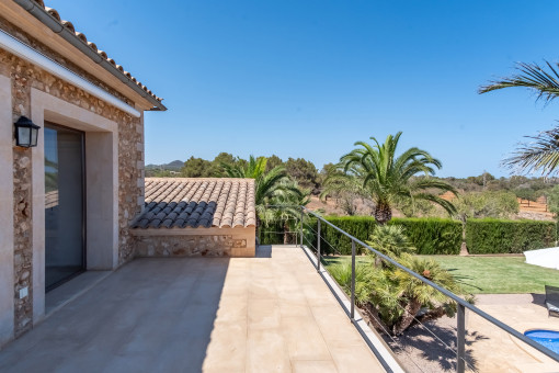 Terraza con vistas al mar