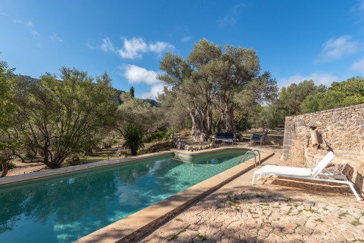 Fantástica zona de piscina