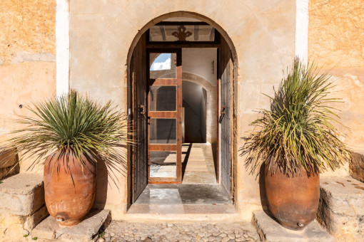 Finca romántica con mucho encanto, piscina y maravillosas vistas a Sant Salvador cerca de Felantix