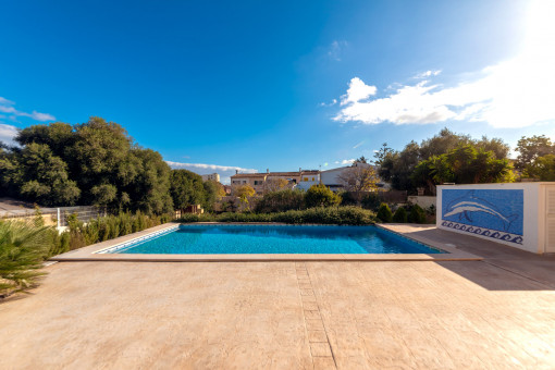 Piscina y terraza