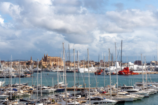 Vistas al puerto y a la cathedral